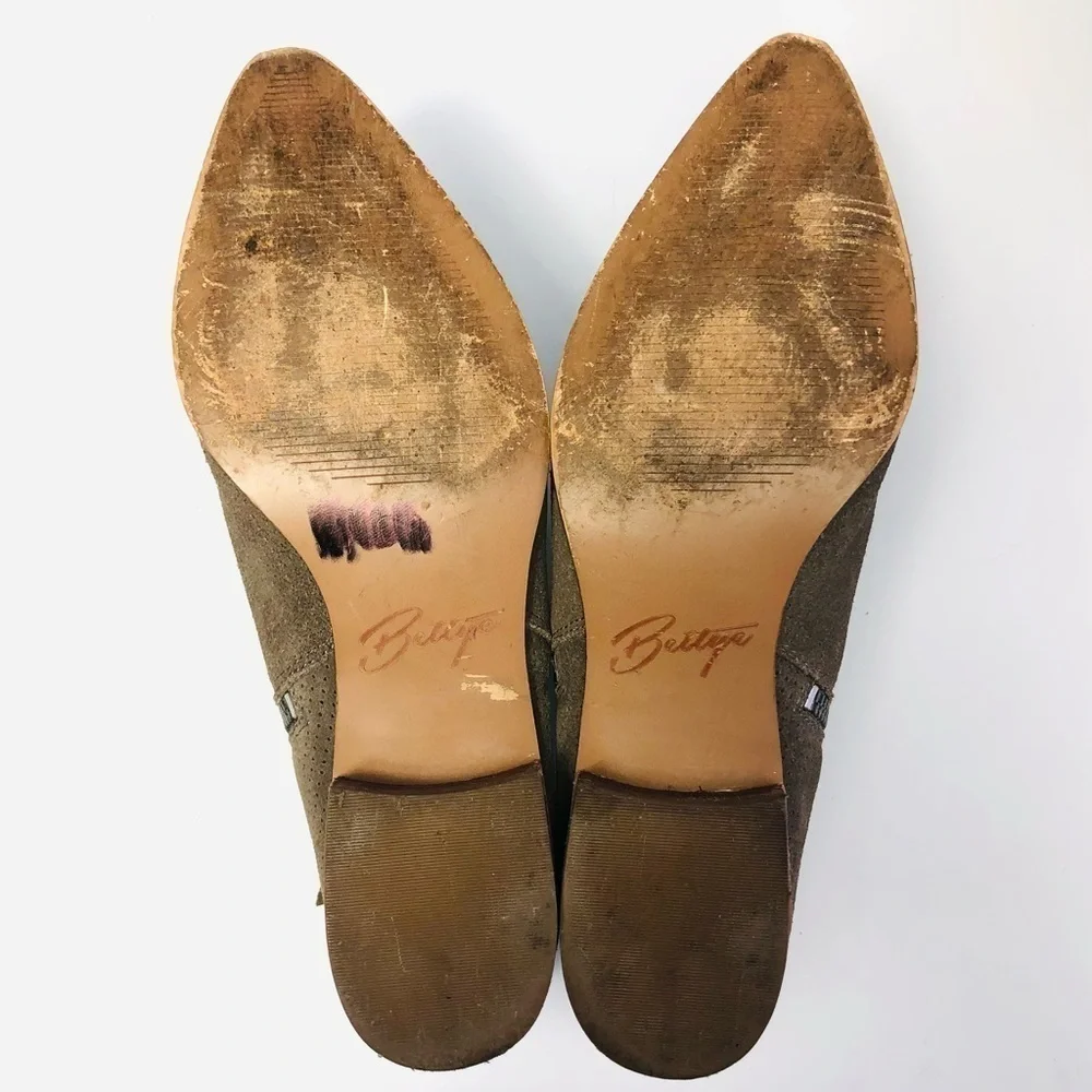Bettye Suede Dual Zip Ankle Booties